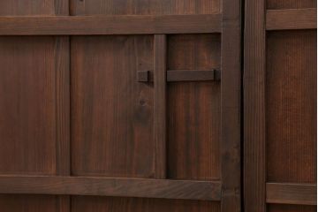 古民具・骨董 簡素な板戸5枚セット　(引き戸)