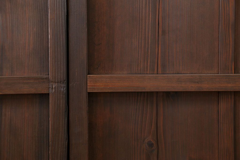 古民具・骨董 簡素な板戸5枚セット　(引き戸)