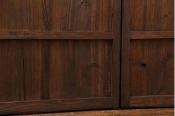 古民具・骨董 簡素な板戸5枚セット　(引き戸)