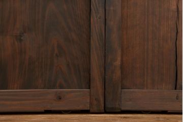 古民具・骨董 簡素な板戸5枚セット　(引き戸)