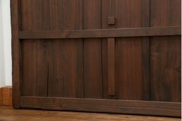 古民具・骨董 簡素な板戸5枚セット　(引き戸)