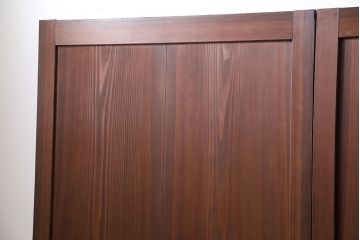 古民具・骨董 シンプルで上品な板戸　4枚セット　(引き戸、和風建具)