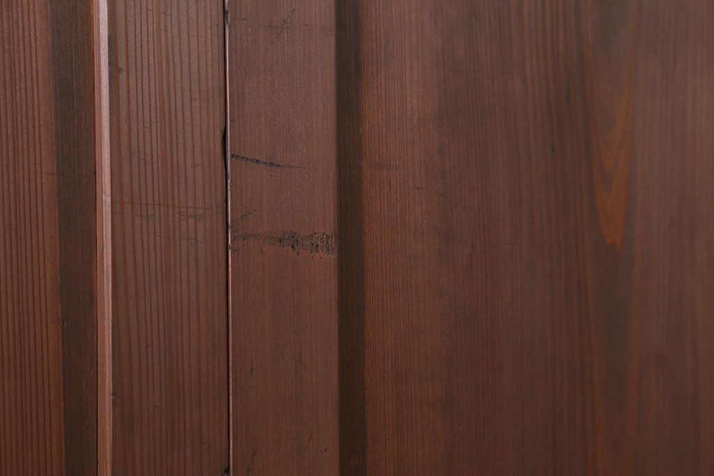 古民具・骨董 シンプルで上品な板戸　4枚セット　(引き戸、和風建具)