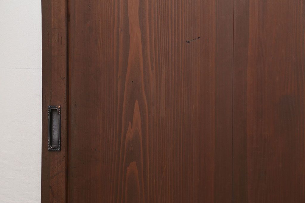 古民具・骨董 シンプルで上品な板戸　4枚セット　(引き戸、和風建具)