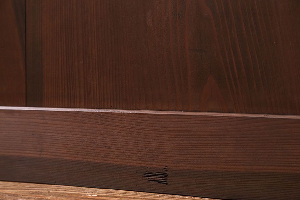 古民具・骨董 シンプルで上品な板戸　4枚セット　(引き戸、和風建具)