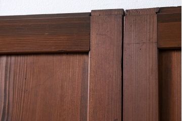 古民具・骨董 シンプルで上品な板戸　4枚セット　(引き戸、和風建具)