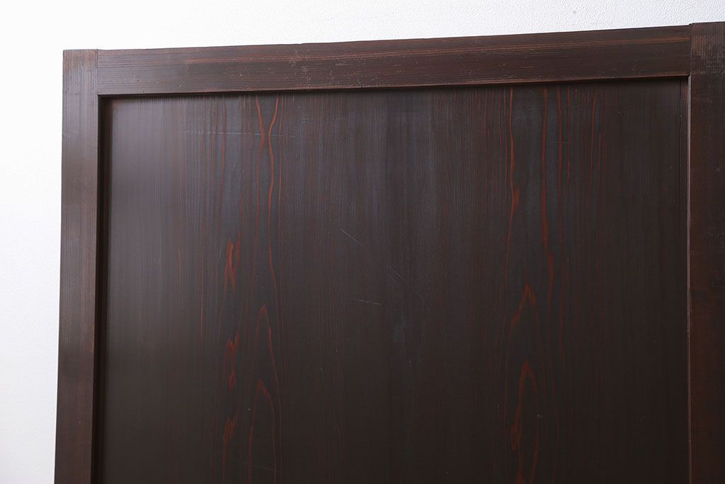 古民具・骨董 味のある帯戸　2枚セット　(引き戸、板戸)