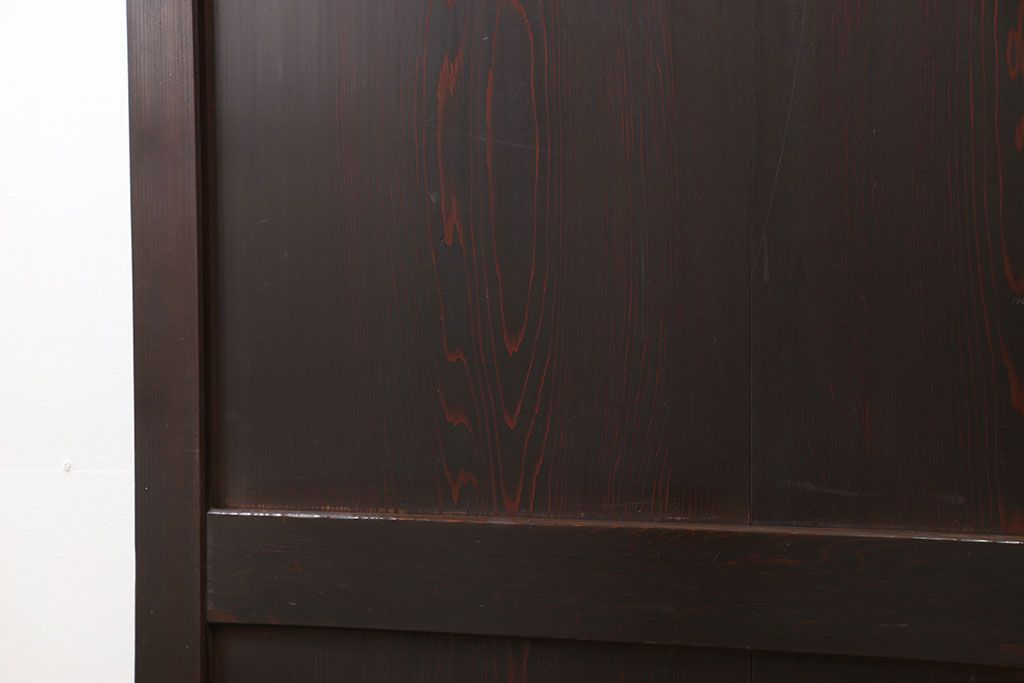 古民具・骨董 味のある帯戸　2枚セット　(引き戸、板戸)