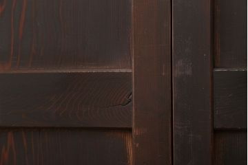 古民具・骨董 味のある帯戸　2枚セット　(引き戸、板戸)