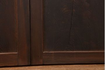 古民具・骨董 味のある帯戸　2枚セット　(引き戸、板戸)