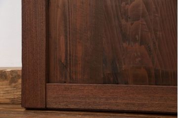 古民具・骨董 シンプルな欅枠の板戸2枚セット(2)　(引き戸、窓)