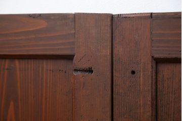 アンティーク シンプルなアンティーク板戸　4枚(引き戸、窓)