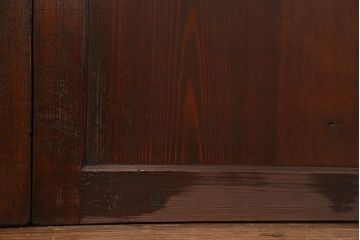 アンティーク シンプルなアンティーク板戸　4枚(引き戸、窓)