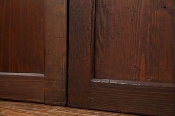 アンティーク シンプルなアンティーク板戸　4枚(引き戸、窓)