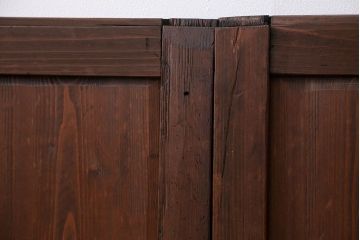 アンティーク シンプルなアンティーク板戸　4枚(引き戸、窓)