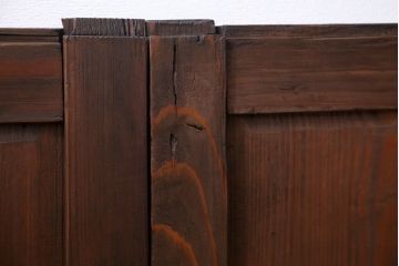 アンティーク シンプルなアンティーク板戸　4枚(引き戸、窓)