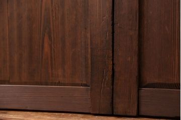 アンティーク シンプルなアンティーク板戸　4枚(引き戸、窓)