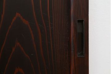 古民具・骨董 シンプル杢目の良い板戸　4枚セット　(引き戸、窓)