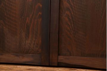 古民具・骨董 シンプル杢目の良い板戸　4枚セット　(引き戸、窓)