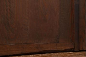 古民具・骨董 シンプル杢目の良い板戸　4枚セット　(引き戸、窓)