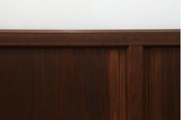 昭和レトロ ダイヤガラスとすりガラスのシンプルなガラス戸