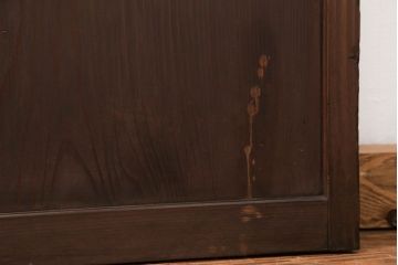 昭和レトロ ダイヤガラスとすりガラスのシンプルなガラス戸