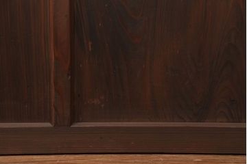 昭和レトロ ダイヤガラスとすりガラスのシンプルなガラス戸　1枚(2)　(引き戸)