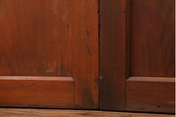 昭和レトロ 珍しいデザイン!和風建具　4枚セット　(ガラス戸、引き戸)