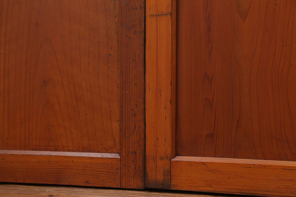 昭和レトロ 珍しいデザイン!和風建具　4枚セット　(ガラス戸、引き戸)