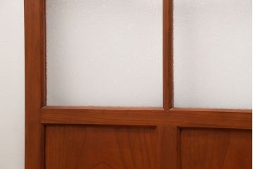 アンティーク 高さが低めの美しいガラス戸　4枚セット