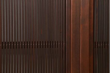 古民具・骨董 上質な細身の万本格子戸　4枚セット　(引き戸、和風建具)