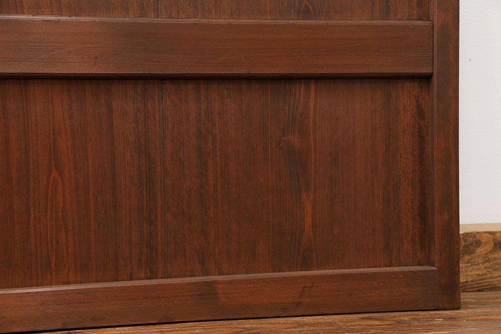 古民具・骨董 上質な細身の万本格子戸　4枚セット　(引き戸、和風建具)