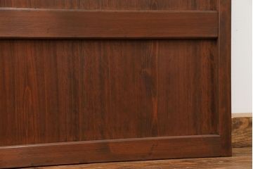 古民具・骨董 上質な細身の万本格子戸　4枚セット　(引き戸、和風建具)