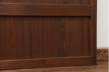 古民具・骨董 上質な細身の万本格子戸　4枚セット　(引き戸、和風建具)