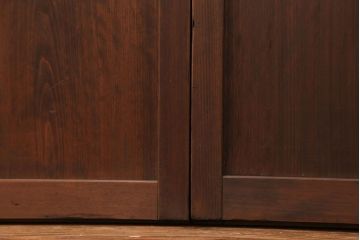 古民具・骨董 上質な細身の万本格子戸　4枚セット　(引き戸、和風建具)