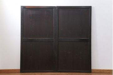 古民具・骨董 味わい深い帯戸　2枚セット(板戸、古民家)