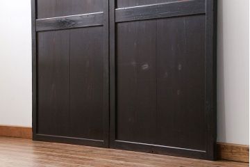 古民具・骨董 味わい深い帯戸　2枚セット(板戸、古民家)