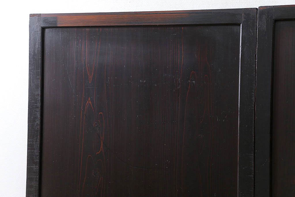 古民具・骨董 味わい深い帯戸　2枚セット(板戸、古民家)