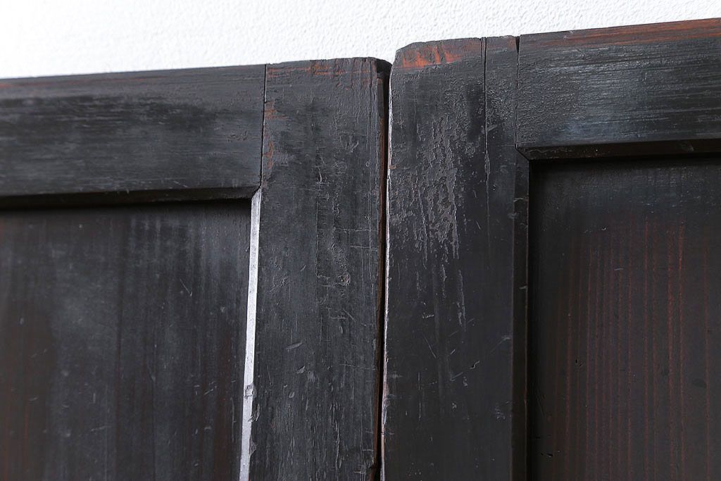 古民具・骨董 味わい深い帯戸　2枚セット(板戸、古民家)