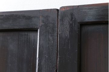 古民具・骨董 味わい深い帯戸　2枚セット(板戸、古民家)