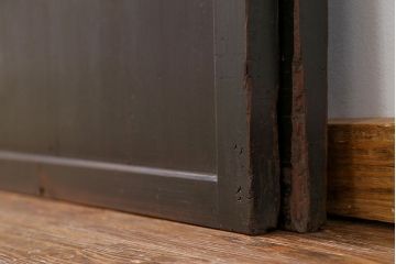 古民具・骨董 味わい深い帯戸　2枚セット(板戸、古民家)