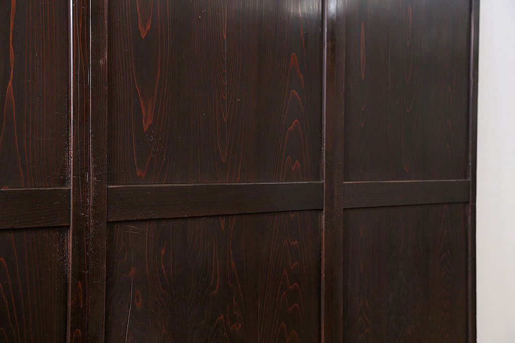 古民具・骨董 古い帯戸　4枚セット(引き戸、板戸、古民家)