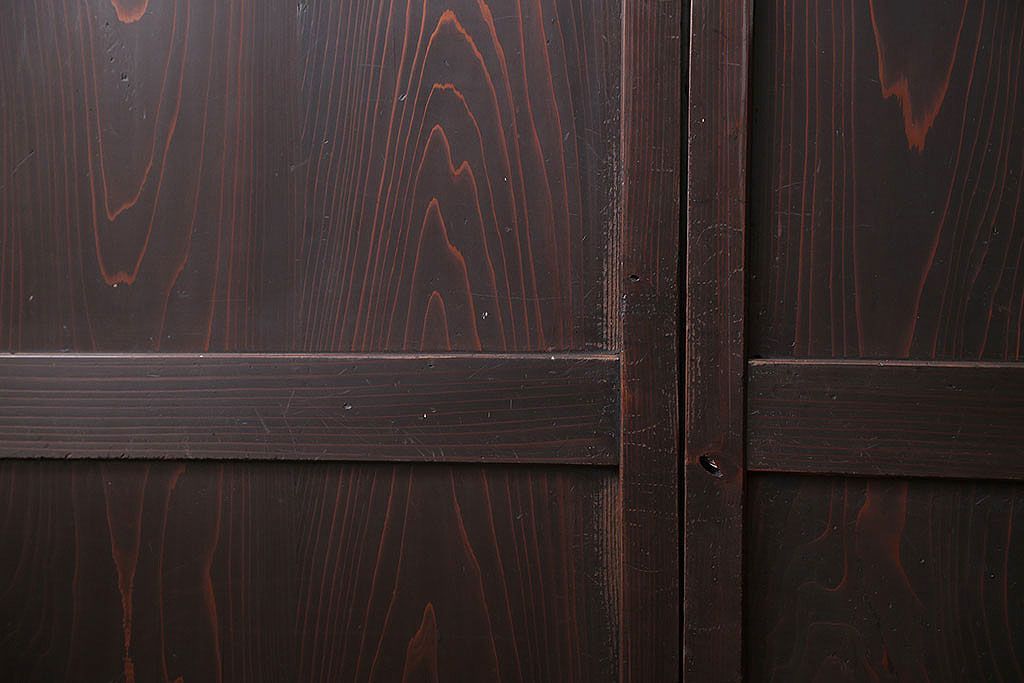 古民具・骨董 古い帯戸　4枚セット(引き戸、板戸、古民家)