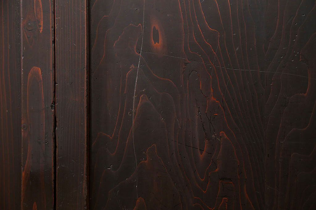 古民具・骨董 古い帯戸　4枚セット(引き戸、板戸、古民家)