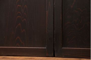 古民具・骨董 古い帯戸　4枚セット(引き戸、板戸、古民家)