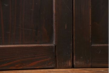 古民具・骨董 古い帯戸　4枚セット(引き戸、板戸、古民家)