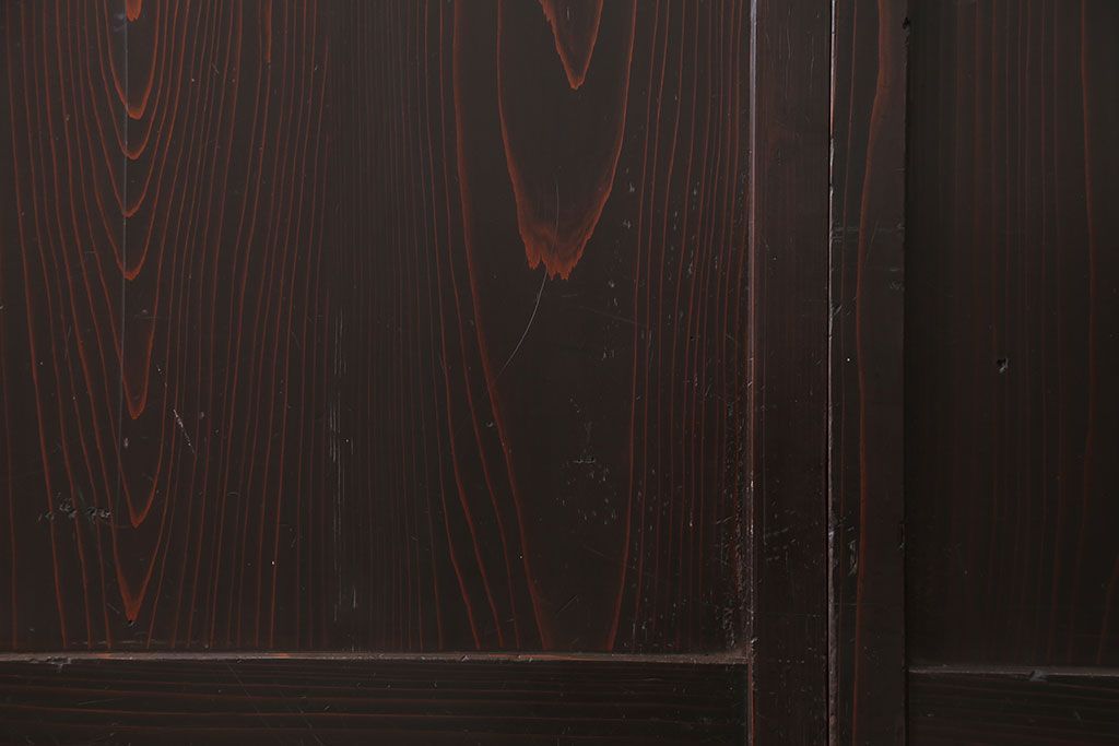 古民具・骨董 古い帯戸　4枚セット(引き戸、板戸、古民家)