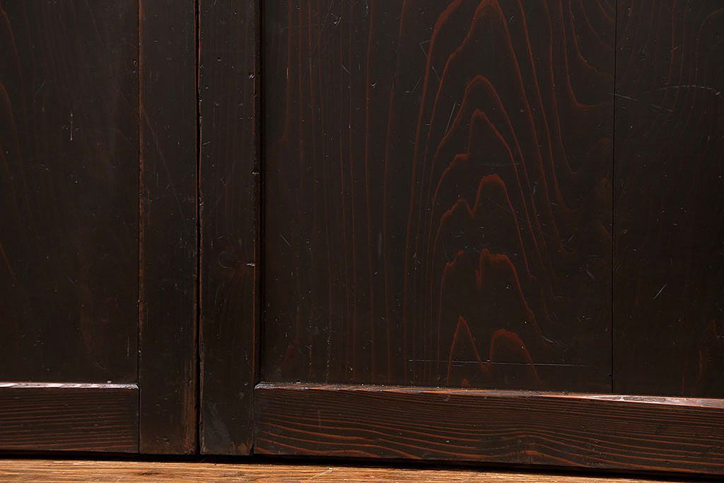 古民具・骨董 古い帯戸　4枚セット(引き戸、板戸、古民家)