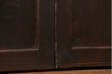 古民具・骨董 古い帯戸　4枚セット(引き戸、板戸、古民家)