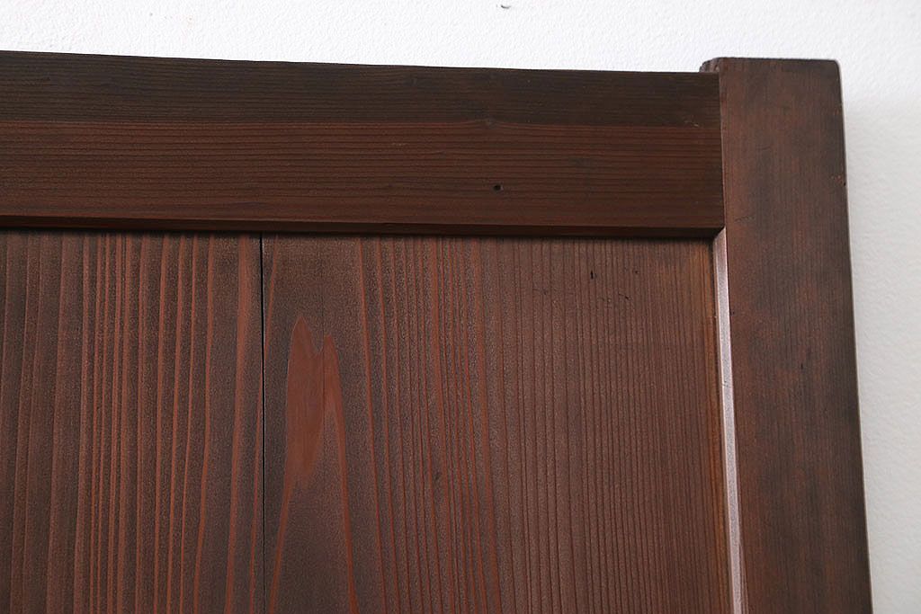 アンティーク 上品な板戸　3枚セット(引き戸、和風建具)